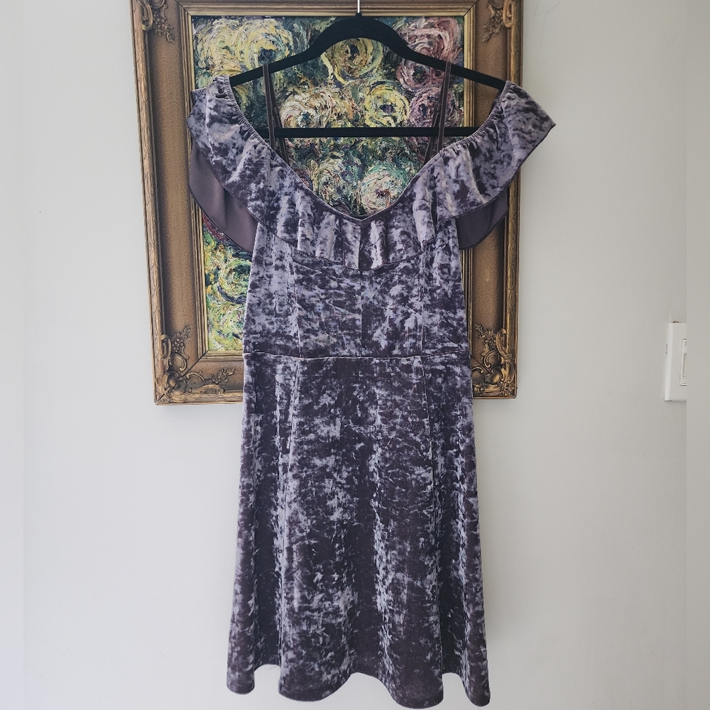 American Eagle velvet mini dress